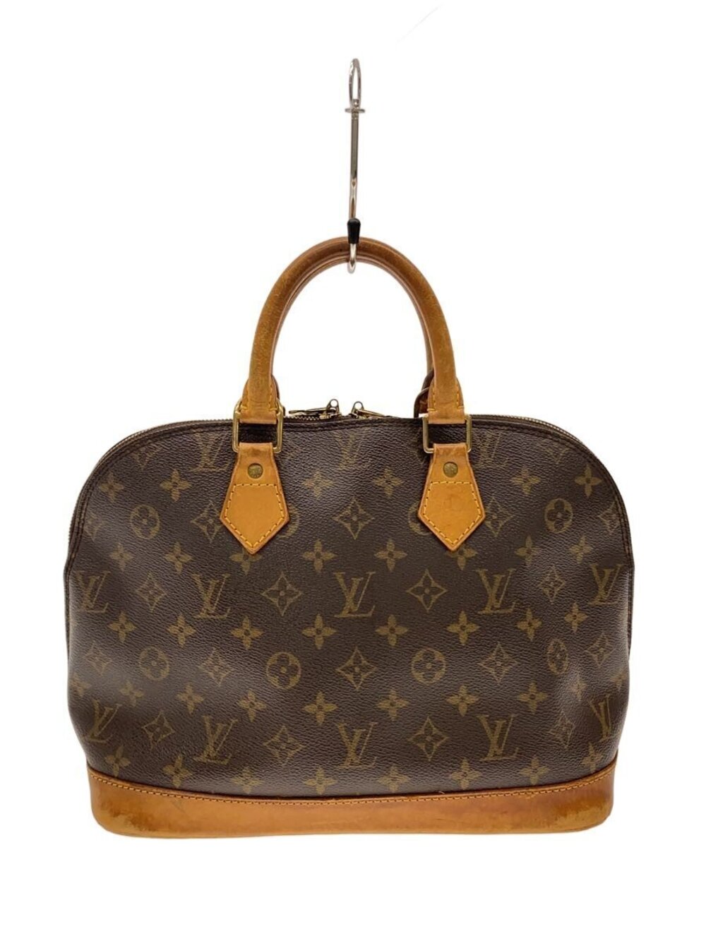 LOUIS VUITTON Alma Monogram Canvas Brown